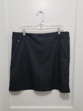 Greg Norman Black Golf Skort Size 12